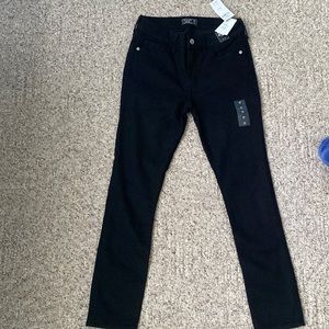 NWT Abercrombie Mid-Rise Super Skinny Black Jeans - black size 4/27